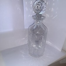 Royal Brierley Wine Grape Leaves Decanter With Stopper. Engraved. Never Used.