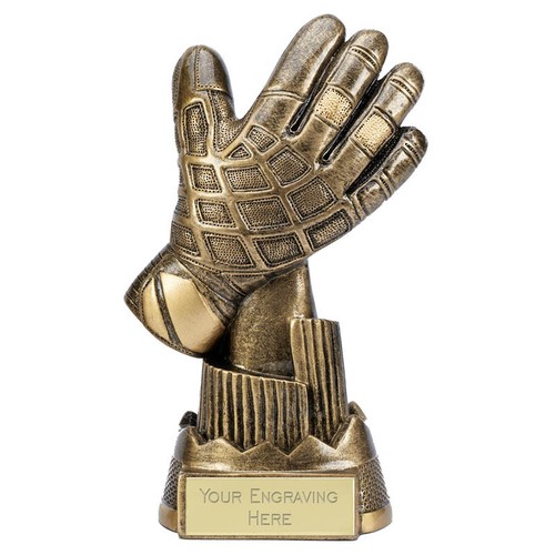 Goalie glove trophy - goalie,