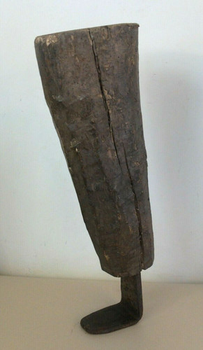 Old primitive hand - -made, wooden