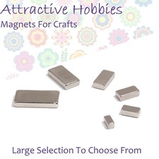 Super Strong Magnets N52 Neodymium Blocks Various Sizes 6-20mm Small Craft Neo