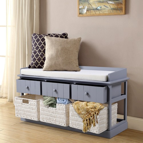 Entryway shoe storage bench - storage,