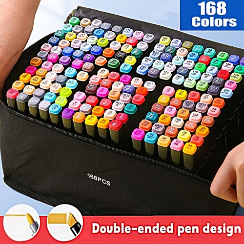 120 168x colouring pens dual - colouring,