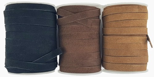 Decorative leather suede