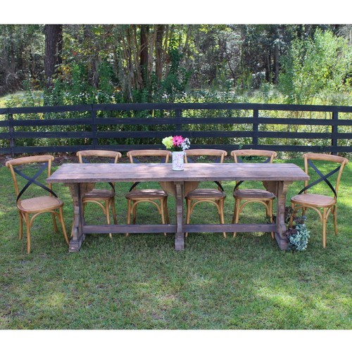 Country farm dining - farm, set