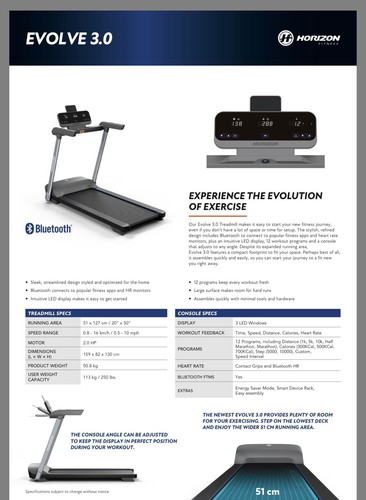 Horizon fitness evolve 0 - horizon,