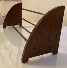 Vintage mahogany and brass