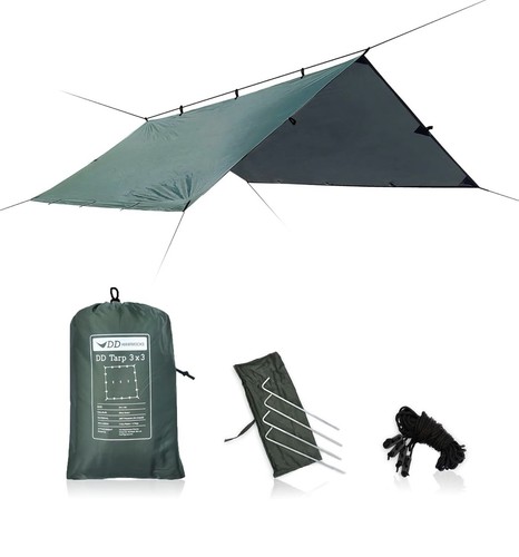 Hammocks tarp 3x3 olive - dd, dd
