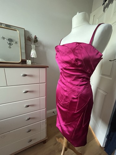 Karen millen dress fuschia - millen,