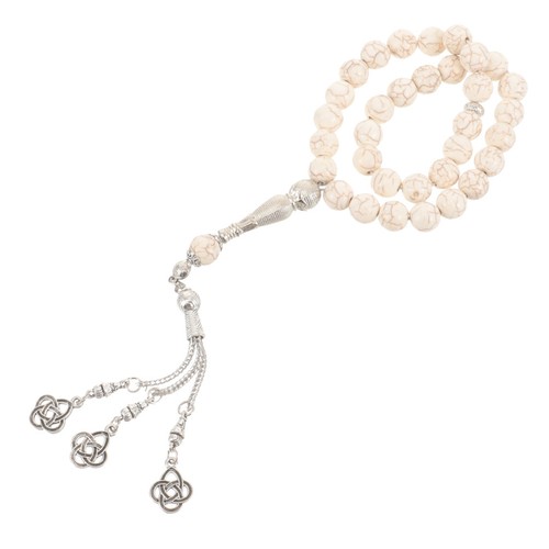 Stone prayer beads bracelet - stone,