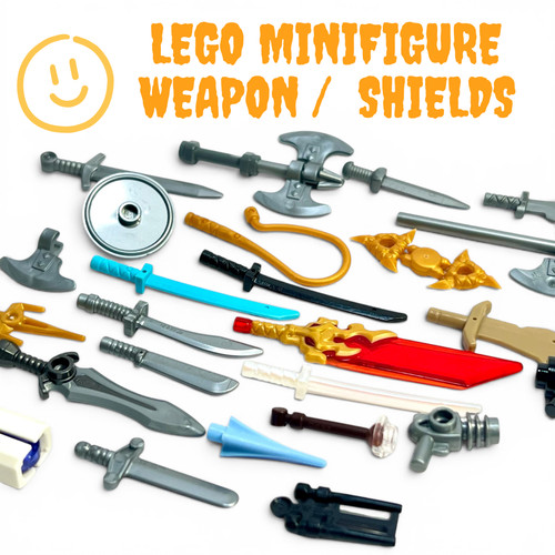 New lego minifigure - new, weapon