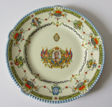 **RARE** Soho Pottery Ambassador Ware Edward VIII 1937 (NON) Coronation Plate