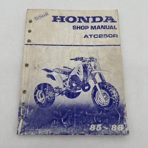 Honda atc250r service manual - service,