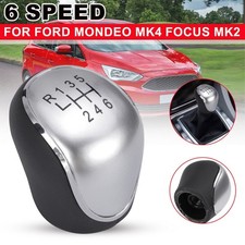6 Speed Manual Gear Shift Knob Stick Lever For Ford Mondeo Mk4 Focus Mk2 MK3 DE