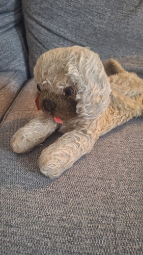 Antique 1930s mohair pekingese - 1930s,