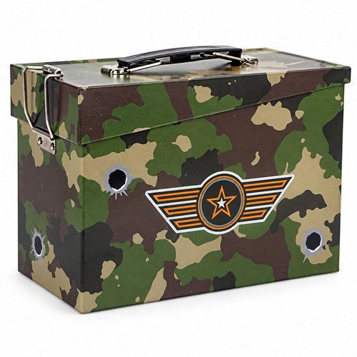Ammo camouflage metal storage - ammo,