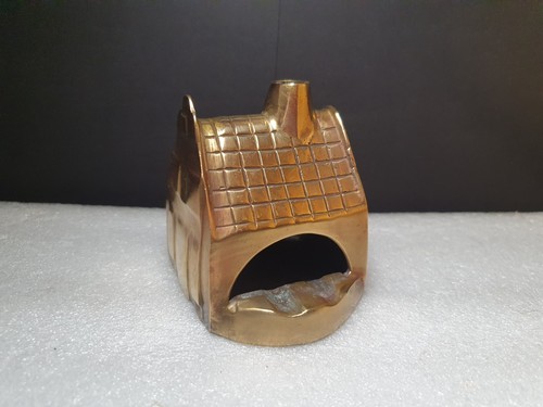 Vintage brass ashtray - brass,