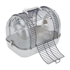 1/2 Tier Hamster Cage Carrier Small Animal House w/ Exercise Wheels Tunnel Tube