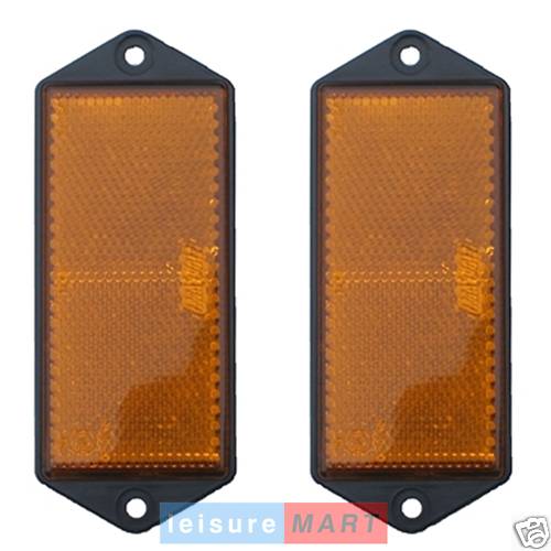 Pair orange amber - of,