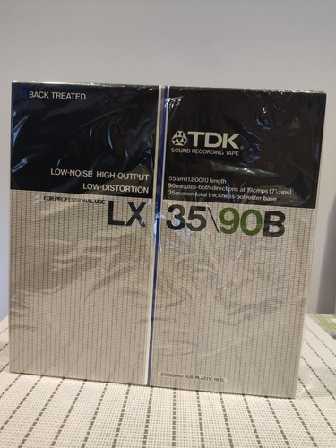 Tdk sound recording tape - tape, lx