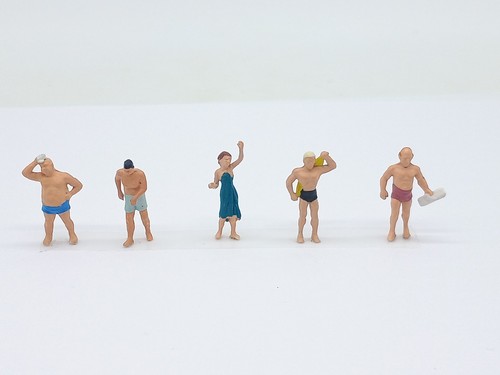 Preiser figures sunbathers - preiser,