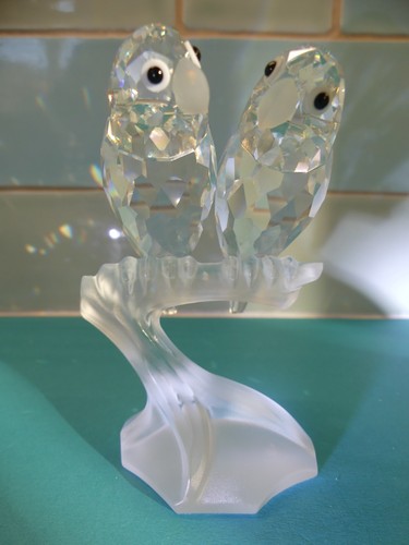 Swarovski crystal lovebirds - swarovski,