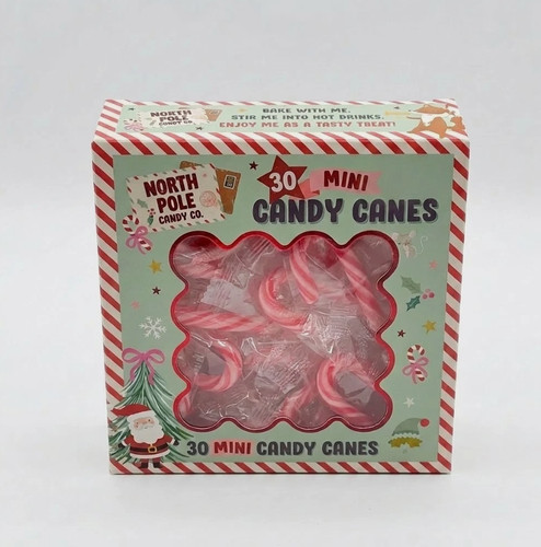 30pk north pole mini candy - north,