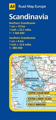 Scandinavia road map - scandinavia, (aa