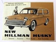 HILLMAN Husky Car Sales Brochure #2377/EX/LHD 1/23/30
