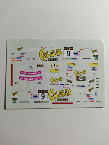 Decals subaru impreza wrc - 1/43,
