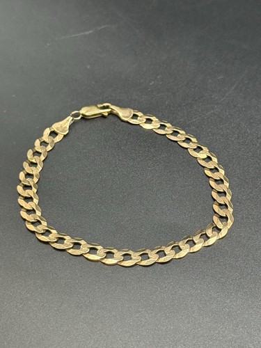 9ct 375 yellow gold curb - 9ct,
