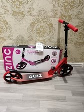 Big Wheeled Folding Zinc Cruise Scooter Red and Black