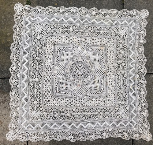 Antique maltese bobbin lace - antique,