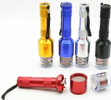 Aluminium Electric Grinder Herb Tobacco Crusher Smoking Spice Filter Crank Mull 