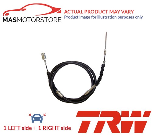 Handbrake cable pair front - front, trw