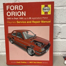 FORD ORION PETROL 1983 to 1990