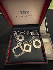 925 sterling silver Tianguis Jackson circles and squares bracelet .. 33.15gm