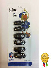 Hijab Black Safety Pins 6pc