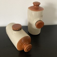 Pair of Vintage Stoneware Hot