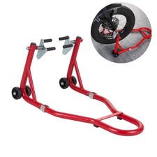 1322Lb Motorcycle Front Wheel Stand with U-Type Adapters Motorbike Paddock Stand