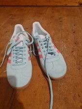 adidas originals gazelle UK women's size 6. Mint and pink colour. Only worn once