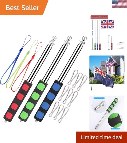 Portable camping flag - portable,