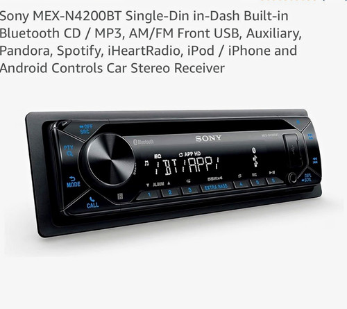 Sony mex n4200bt - mex-n4200bt, cd
