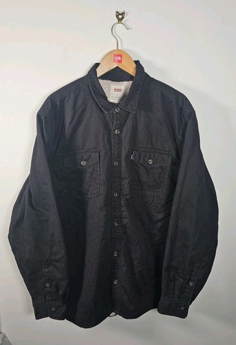 Levi black overshirt - overshirt, xl