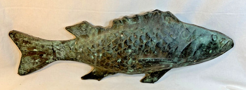 Vintage copper fish - vintage,