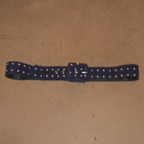 Women blue studded belt - belt, size