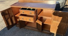 Oak Gothic Style Sideboard