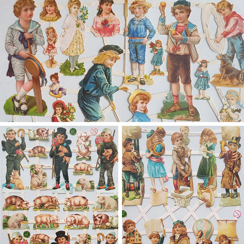Victorian style children paper - victorian,