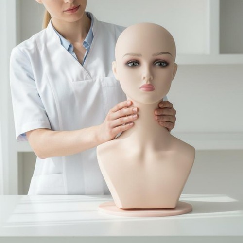 Hairpiece mannequin head neck - head,