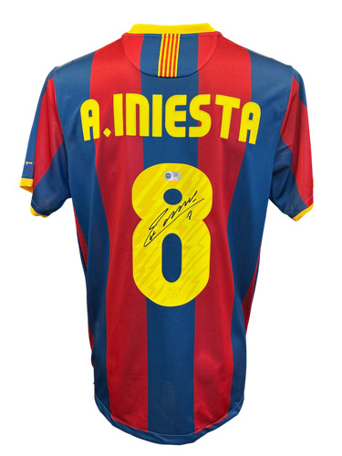 Andres iniesta signed - andres, fc