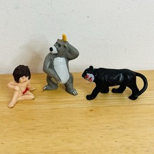 Disney The Jungle Book Bullyland toy figures x 3 Mowgli, Baloo and Bagheera